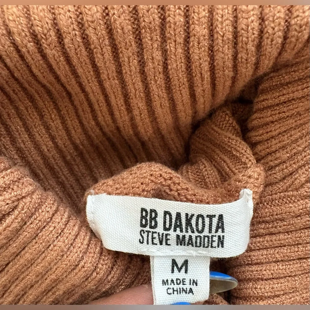 BB Dakota / Steve Madden; Warm Brown Long Sleeve Dress - Picture 10 of 10